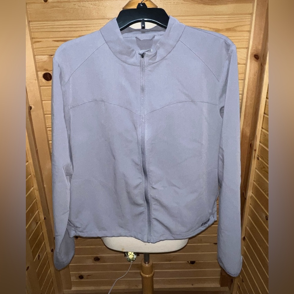 Women’s Jaanuu Classic Scrub Jacket - Gray - Size XL